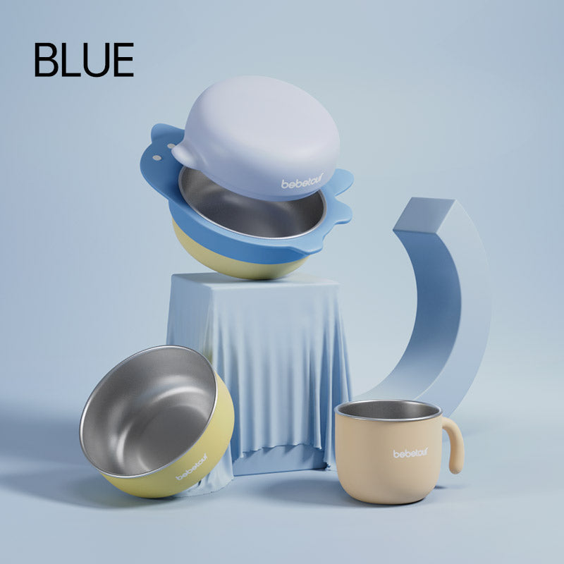 Bebetour Dinosaur-Shaped Portable Bowl Set Bebetour Australia